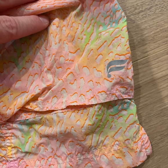 Fabletics Women's Ultra High-Waisted Piped Nylon Workout Shorts Pink Size S - Picture 5 of 9